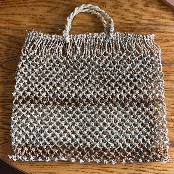 Handmade Wickered Beach Bag - Picture 1 of 3